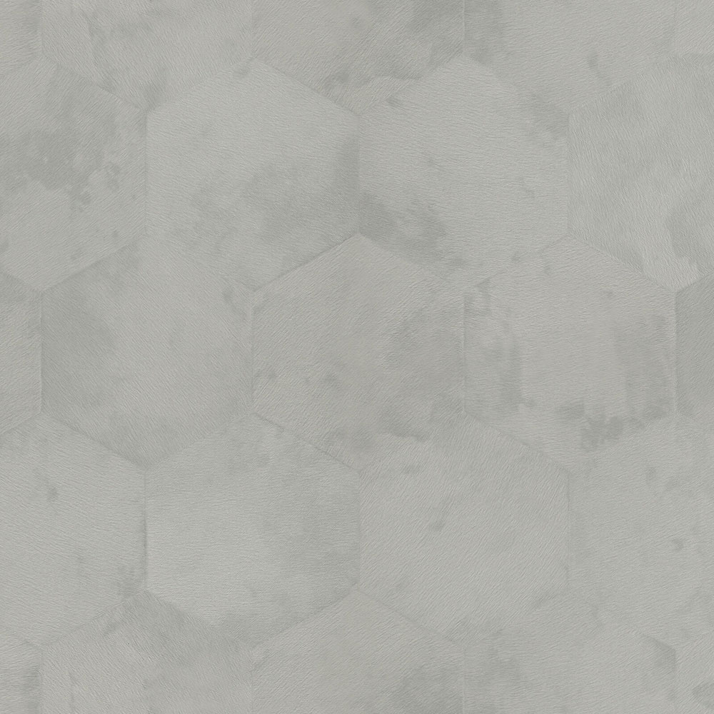 Gray luxury wallpaper with geometric patterns Z80003 Philipp Plein, Zambaiti Parati