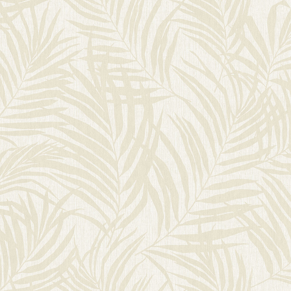 Cream palm leaves wallpaper MN2001, Maison, Grandeco