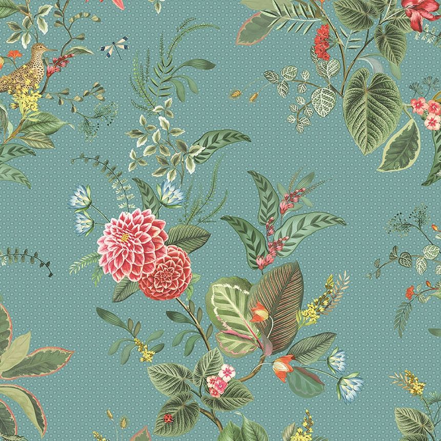 Non-woven wallpaper with flowers 300115, Pip Studio 5, Eijffinger