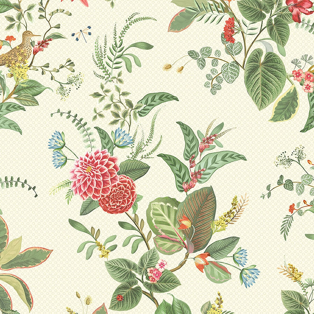 Non-woven wallpaper with flowers 300110, Pip Studio 5, Eijffinger