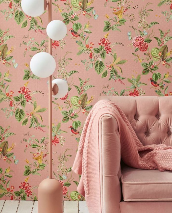 Non-woven wallpaper with flowers 300110, Pip Studio 5, Eijffinger