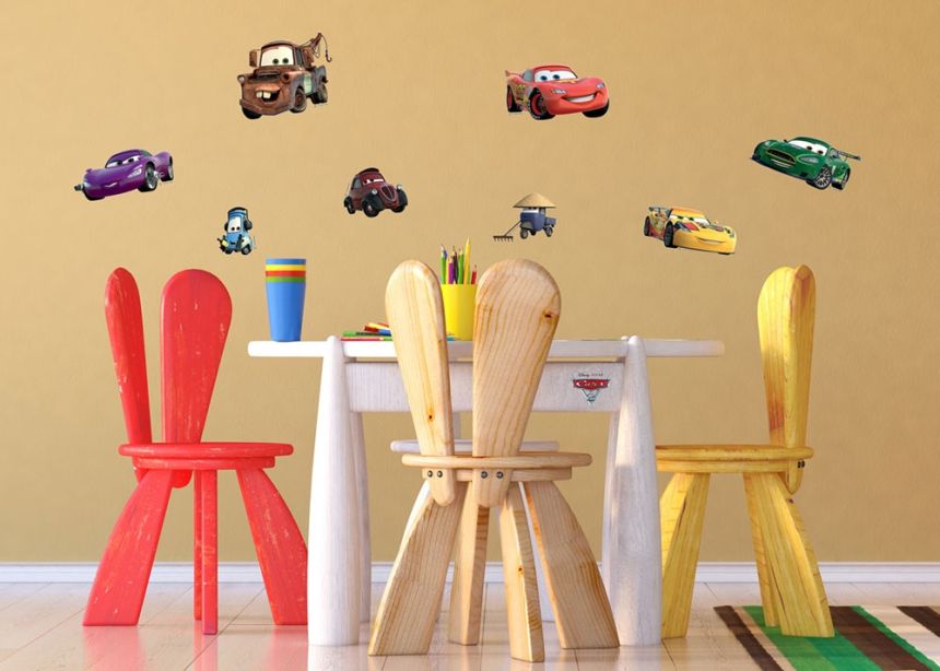 Children's wall sticker DK 887, Disney Cars 2, Mc Queen a Mater, AG Design