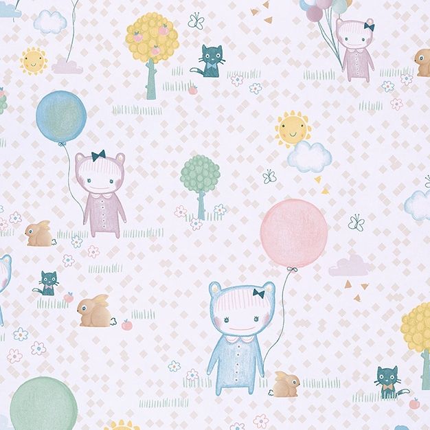 Children's non-woven wallpaper, 354011, Tout Petit, Eijffinger